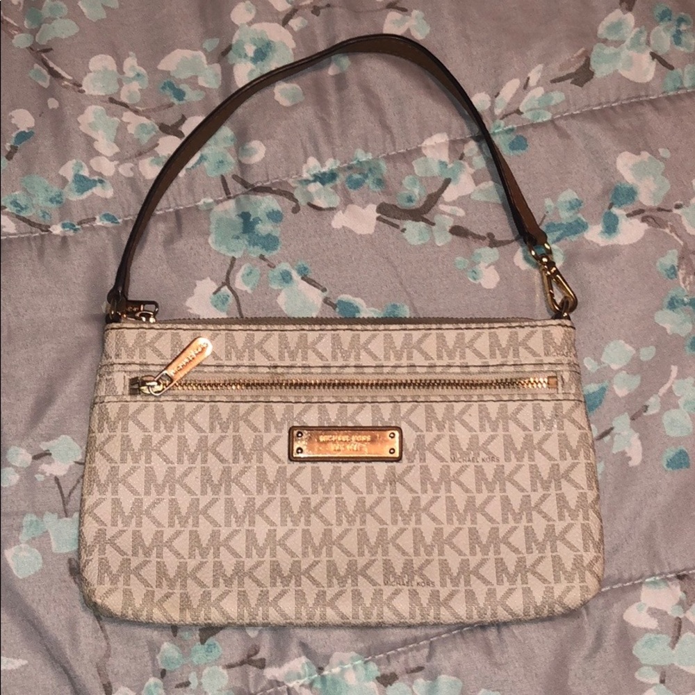 Michael Kors Large Logo Wristlet.